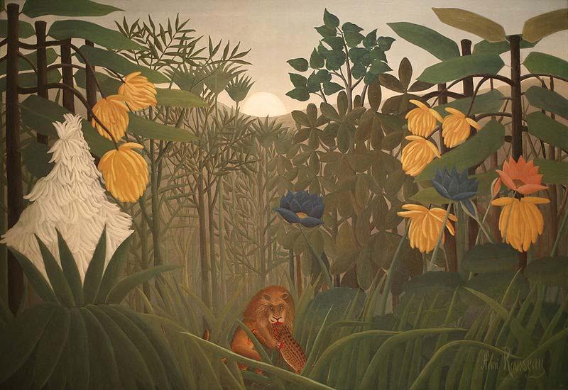 Henri Rousseau The Repast of the Lion